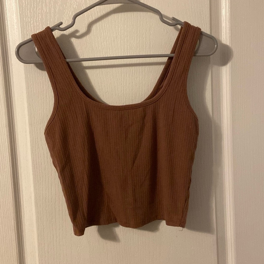 Tank top, Color: Brown, size: XL